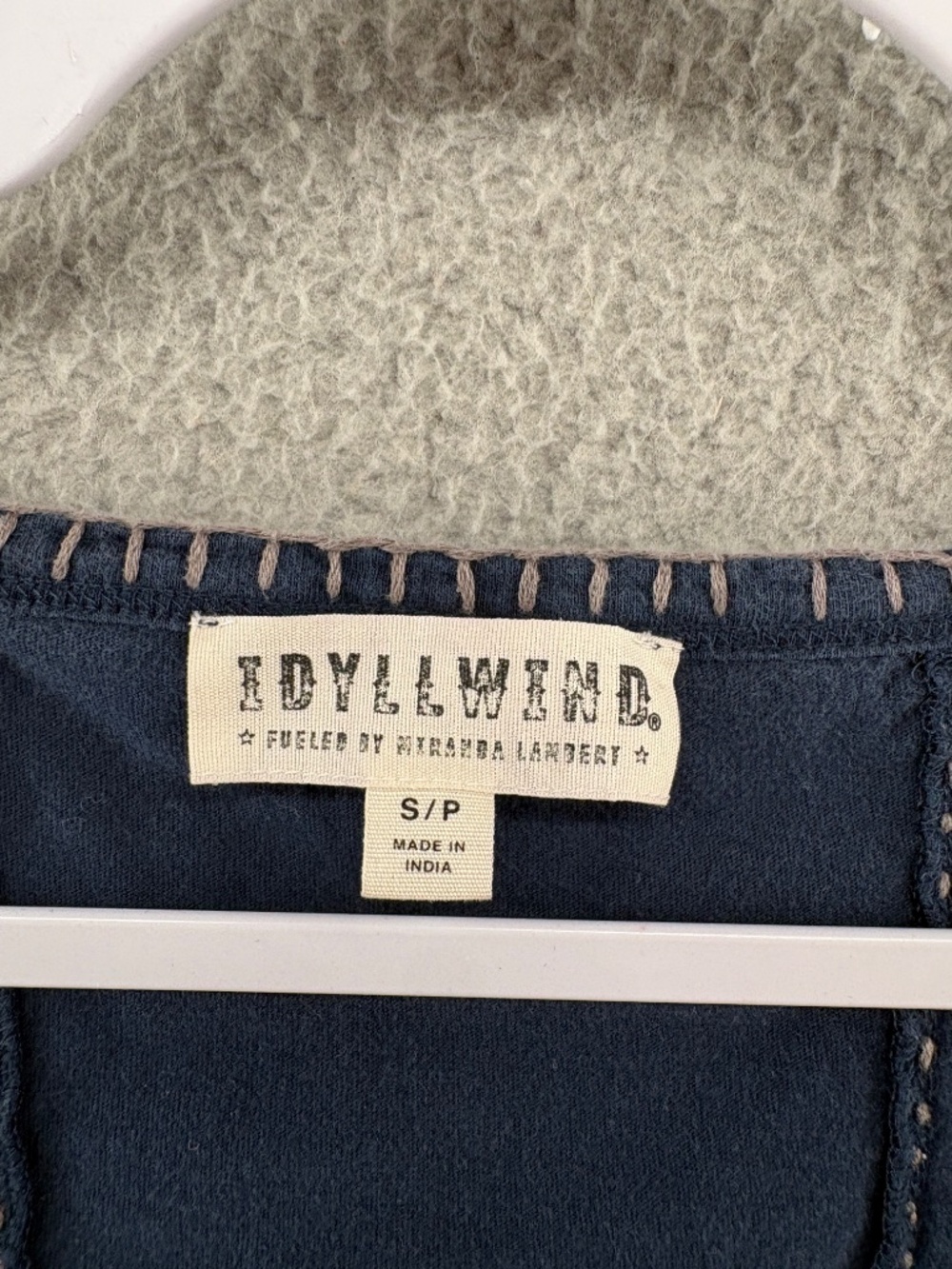 Idyllwind Shiloh Cami Navy Contrast Stitch Western Corset Tank Top S - Picture 12 of 12